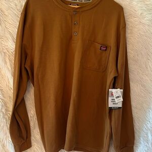 Wrangler workwear long sleeve Henley